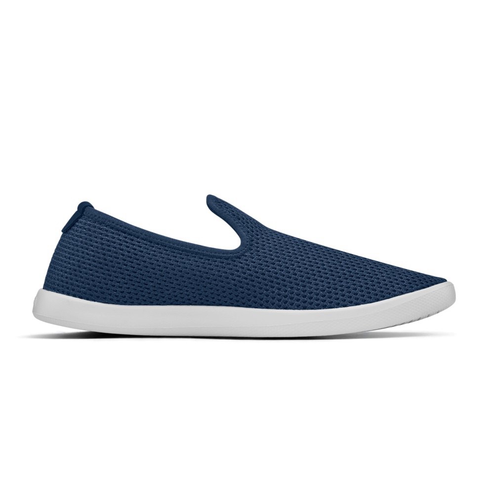 Allbirds Women\'s Tree Loungers - Slip-Ons Navy - RGA496327